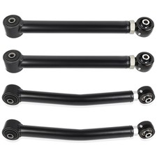 4PC Adjustable Rear Lower & Upper Control Arms for 2007-2018 Jeep Wrangler JK picture