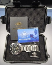 ADDIESDIVE Automatic Diver Watch Men Turtle Captain Willard Citizen Miyota Black picture