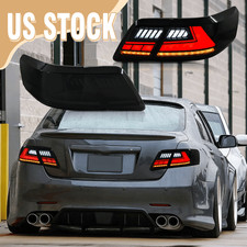 2X SMOKED LED Sequential Tail Lights For Toyota Camry 2007-2011 Rear Lamps picture