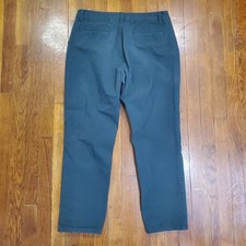 Bonobos Pants Mens 33x30 Green Athletic Fit Chino Casual Flat Front Office picture