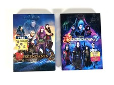 Disney Descendants 2 & Descendants 3 DVDs New Villain Icon Necklace Dove Cameron picture