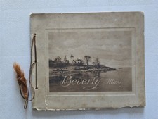 Beverly Massachusetts Antique Book Portfolio of Photos c 1925, 12 Photogravures picture