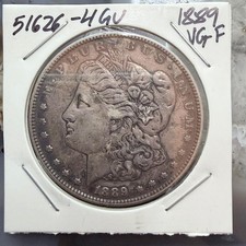 1889 US 90% Morgan Silver Dollar VG-F #51626-4GU picture