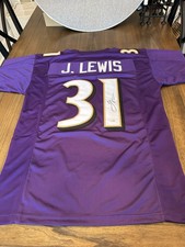 Jamal Lewis Signed Baltimore Ravens #31 Jersey Autographed JSA COA. picture