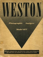 1947 WESTON Model 877 Photographic Analyzer Original Manual picture