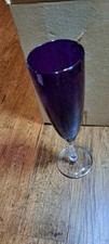 Tupperware Purple Champagne Flute 6 Oz Sheerly Elegant  Preludio 4  Original Box picture