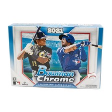 2021 Bowman Chrome Baseball Hobby Box Factory Sealed picture