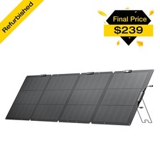 EcoFlow 220W NextGen Solar Panel Kit Waterproof IP68 for Outdoor RVs Refurbished picture