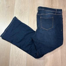Torrid Luxe Slim Boot Jeans Dark Wash Super Stretch Denim Plus Size 22S Short picture