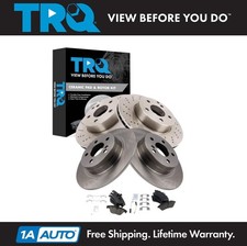 TRQ Brake Pad & Rotor Kit Ceramic Fits 2008-2012 Mercedes-Benz C300 picture