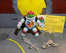 TMNT TEENAGE MUTANT NINJA TURTLES 1990 SPACE CADET RAPH RAPHAEL NM 100% COMPLETE picture