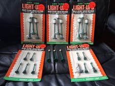 5 Vintage LIFE LIKE Light-Ups HIGHWAY LIGHT RR Sets (3 Sealed/2 Opened +3 Loose) picture
