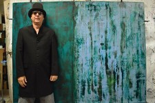 Mark Little Original Giant Profesional Painting 84”X62” (7 Foot) Abstract Modern picture