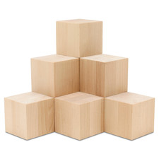 Wood Cubes 2 inch Unfinished, Small Blocks, Crafts & Décor | Woodpeckers picture