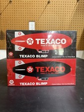 TEXACO BLIMP SET Diecast Coin Bank's Red & Black SpecCast AIRSHIP Brand New picture