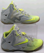 Nike LeBron 11 Maison du LeBron Neon Gray Men's Basketball Shoes Size 9.5 w/ Box picture