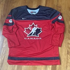 2017 Nike Team Canada 150th Anniversary Authentic Jersey Hockey IIHF Red Size XL picture
