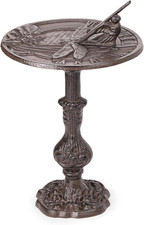 Sungmor Cast Iron Dragonfly Sundial,10.4 Inch Diameter Vintage Brown picture