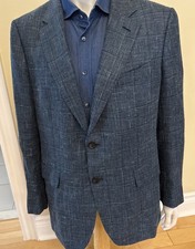 Zegna Couture Blazer 56R/44  Wool Cashmere Silk Jacket Sport Coat picture