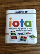 Iota Card Game by Gamewright Great Big Game in the Teeny-Weeny Tin picture