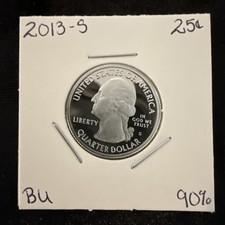 2013 S SILVER GEM DCAM PROOF PERRYS VICTORY QUARTER 90% SILVER picture