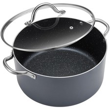 10QT Non-Stick Induction Stock Pot with Lid - Perfect for Large Families picture