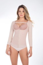 POST SURGERY GIRDLE BODY SHAPER w/ SLEEVES FAJAS COLOMBIANAS UP LADY 6157 picture