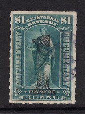 Scott R190- Used- $1 Documentary w/ Surcharge- U.S. Internal Revenue picture