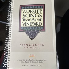 Worship Songs of the Vineyard Songbook Volume 5 Vocal Guitar Piano 1994 PB picture