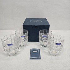 Set of 4 Waterford Marquis QUADRATA Double Old Fashioned DOF picture
