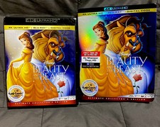 Beauty and the Beast Walt Disney 4K Ultra HD + Blu-Ray + Digital New With Slip picture