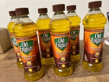 6 Old English Lemon Oil Conditions Protects Wood Surfaces Glow Lemon Scent 16oz picture