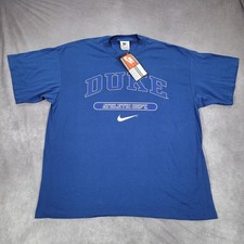 Vintage Duke Blue Devils Shirt Mens XL Blue NCAA Basketball Nike Team Sports 90s picture