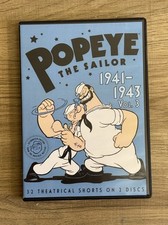 Popeye The Sailor 1941-1943 Vol. 3 DVD 2-Disc 32 Shorts Tested Warner Archive picture