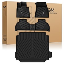 3W TPE Floor Mats & Cargo Liner for BMW X5 2019-2026 TPE All Weather Full Set picture