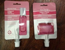 2 NEW DERMA PREP collagen & peptide firming intense serum & cream face skincare picture