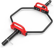 Hex Trap Bar 2-Inch Olympic Weightlifting Barbell,48.6