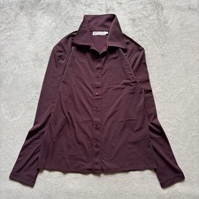 2000s Vintage Womens Burgundy Shirt picture