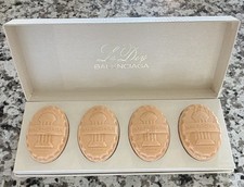 Balenciaga Le Dix Parfum Savon Pour Le Bain Boxed Set 4 Oval Soap Discs picture