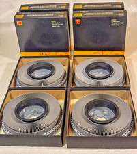 4 Pack Kodak Carousel Transvue 140 Slide Tray Original Box Mint Tested  picture