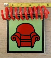 Vintage 1998 Blues Clues Handy Dandy Notebook Viacom Colorbök Wipeable Pages picture