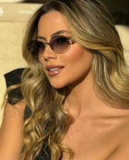 Tiffany TF3104D Rimless Oval Sunglasses, Size 56-18-140 picture