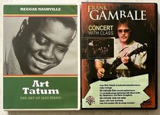 Jazz DVD Lot Art Tatum Art of Jazz Piano Frank Gambale Concert with Class picture