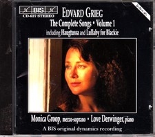 Grieg: The Complete Songs, Vol. 1 (CD, Oct-1994, BIS (Sweden)) picture