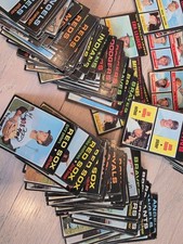 1971 TOPPS BASEBALL 200+ card lot  most are-different VG to- EX picture