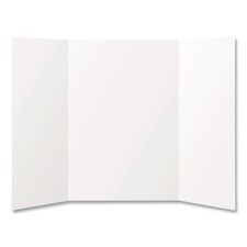 Formit Trifold Display Boards, 18 x 24, White, 3/Pack picture