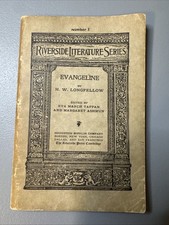 Longfellow's EVANGELINE Book w/Illustration by F.O.C.Darley Boston 1883 Vintage picture