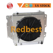 4Row Full Aluminum Radiator Shroud 16