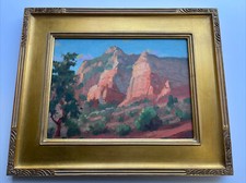American Impressionism Painting Sedona Landscape Silvio Silvestri Listed Artist picture