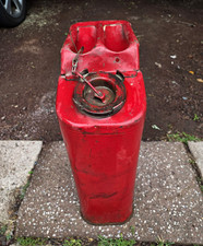 Vintage 1978 USMC Marine Corps Jerry Can w Spout 5 Gallon Military Jeep Gas Can picture